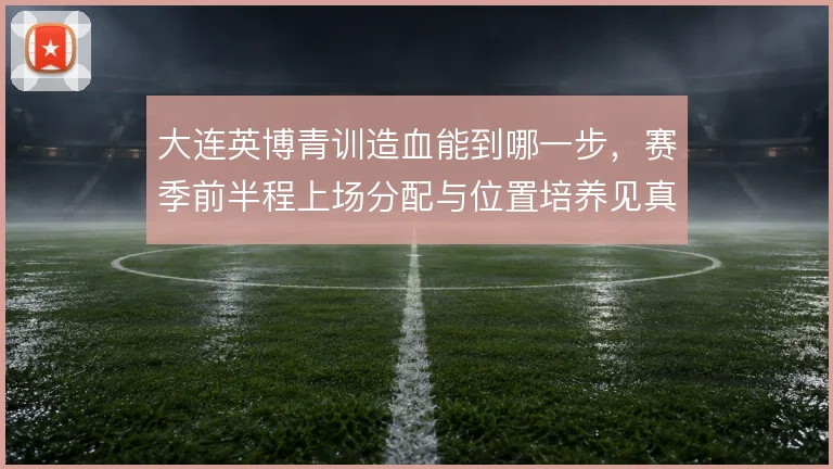 大连英博青训造血能到哪一步，赛季前半程上场分配与位置培养见真章
